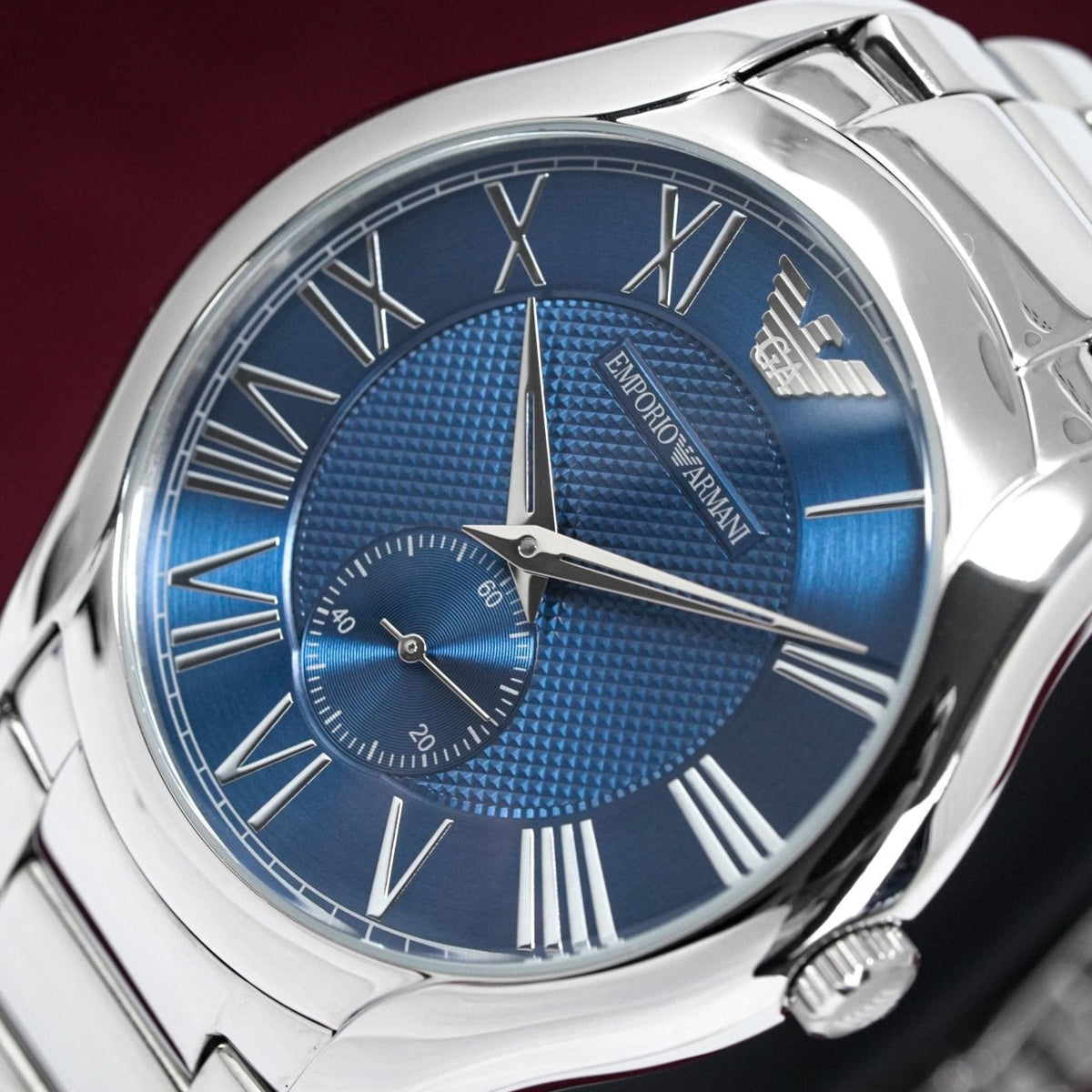 Emporio Armani Ar11085 Men S Valente Blue Watch -korean beauty
