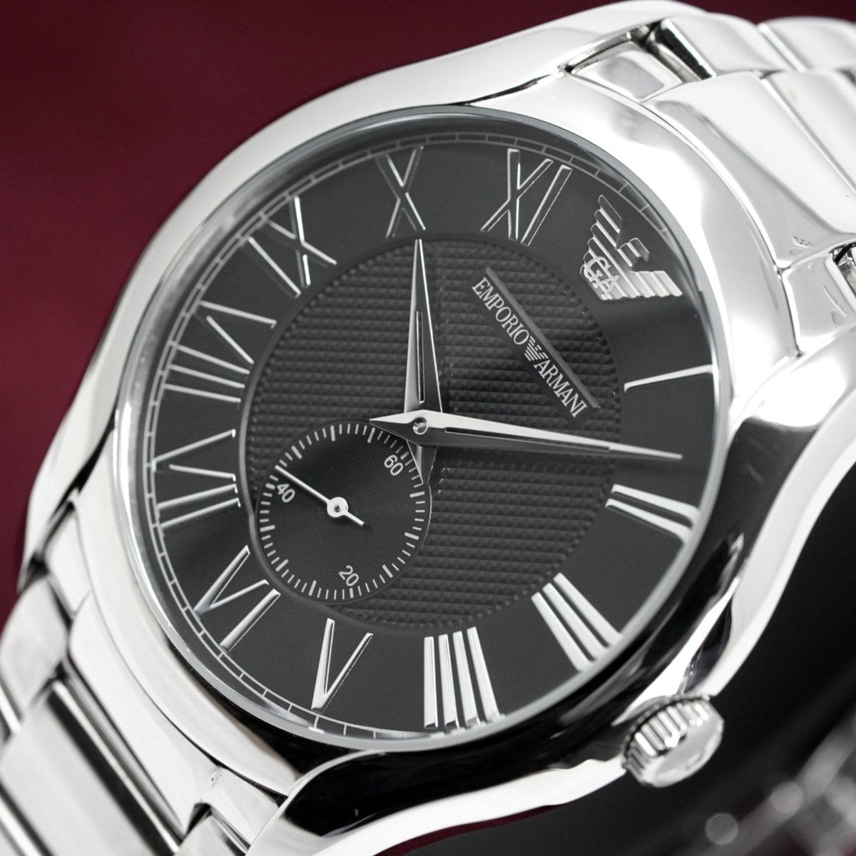 Emporio Armani Ar11086 Men S Valente Black Watch -korean beauty