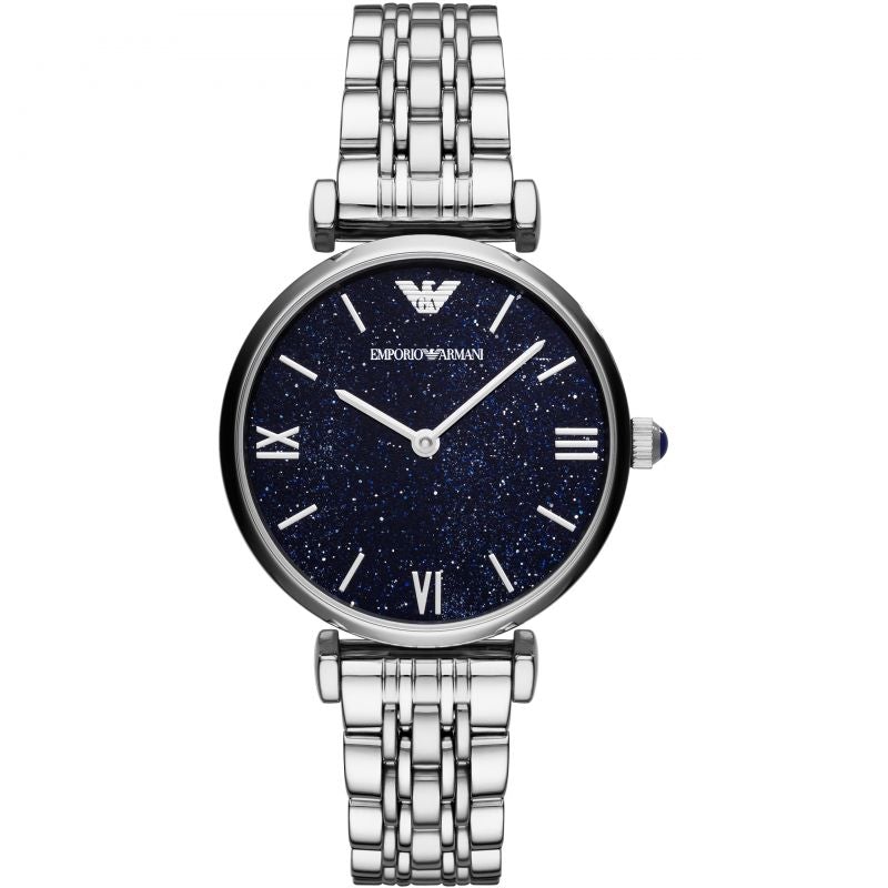 Emporio Armani Ar11091 Ladies Dark Blue Watch -korean beauty