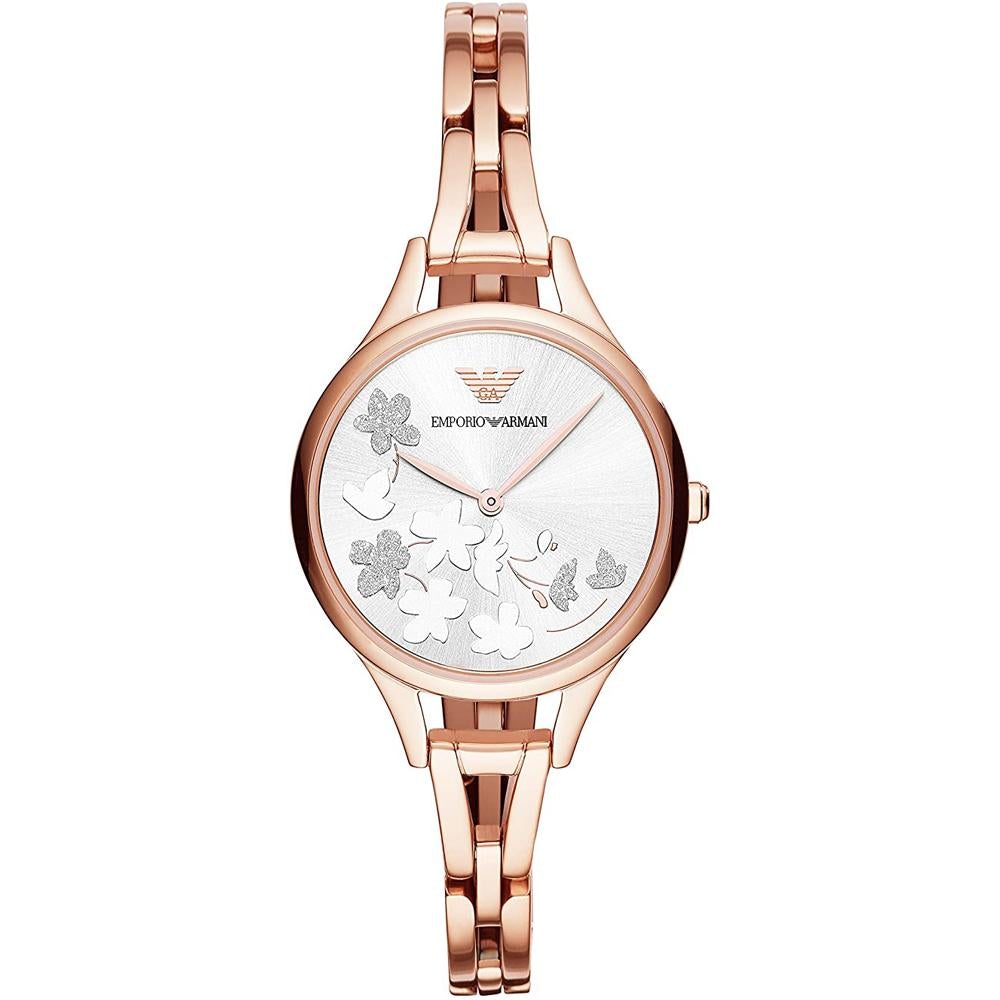 Emporio Armani Ar11108 Ladies Rose Gold Watch -korean beauty