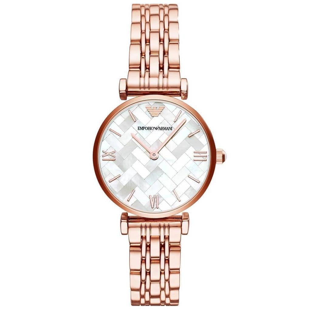 Emporio Armani Ar11110 Ladies Rose Gold Watch -korean beauty