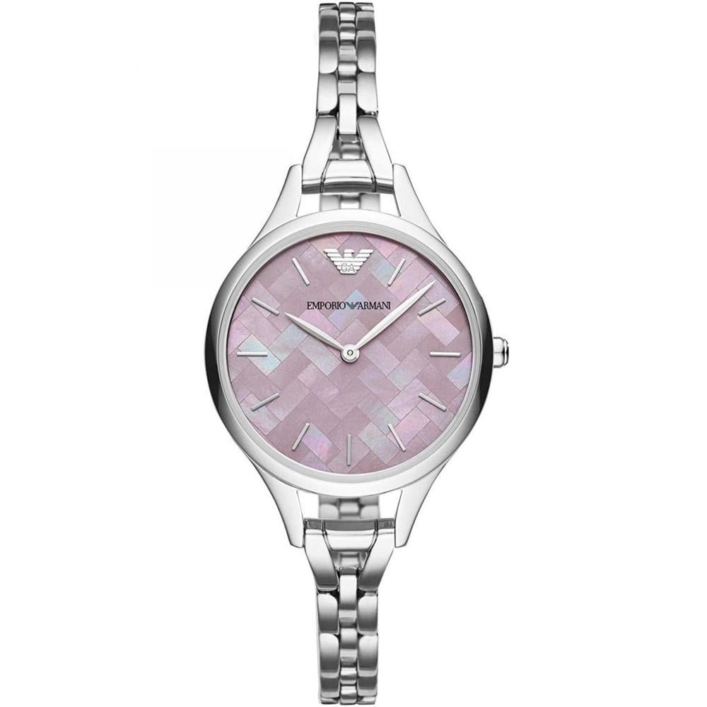 Emporio Armani Ar11122 Ladies Aurora Lilac Watch -korean beauty