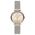 Emporio Armani Ar11129 Ladies Rose Gold Watch -korean beauty