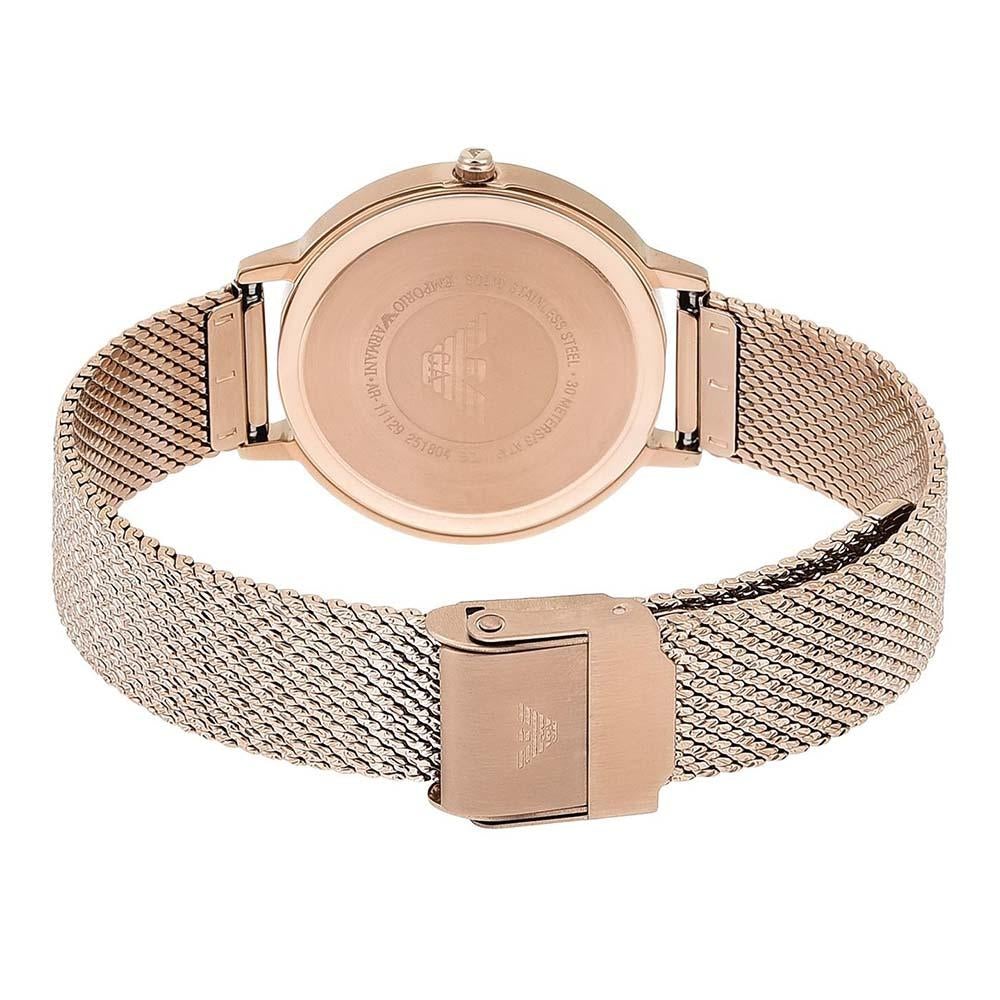 Emporio Armani Ar11129 Ladies Rose Gold Watch -korean beauty