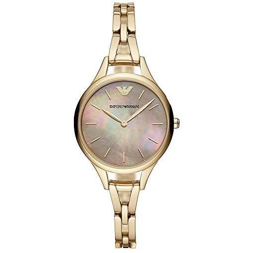 Emporio Armani Ar11140 Ladies Aurora Gold Watch -korean beauty