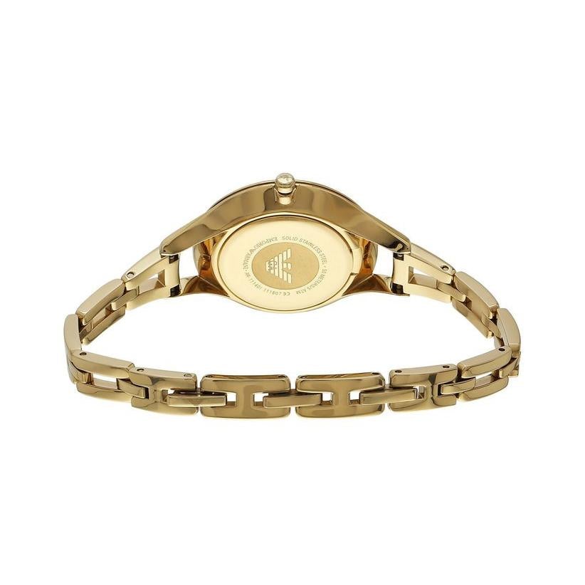 Emporio Armani Ar11140 Ladies Aurora Gold Watch -korean beauty