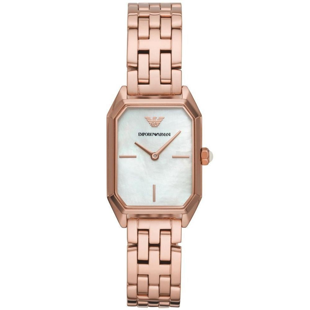 Emporio Armani Ar11147 Ladies Gioia Rose Gold Watch -korean beauty