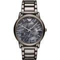 Emporio Armani Ar11155 Men S Luigi Blue Marble Watch -korean beauty
