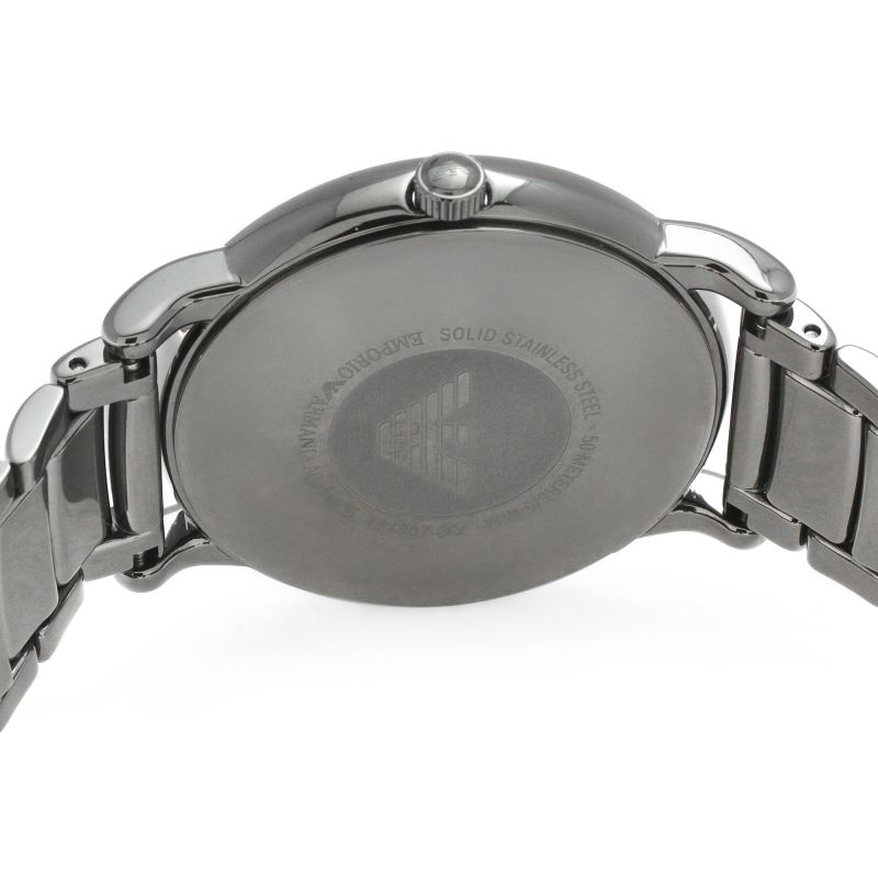 Emporio Armani Ar11155 Men S Luigi Blue Marble Watch -korean beauty