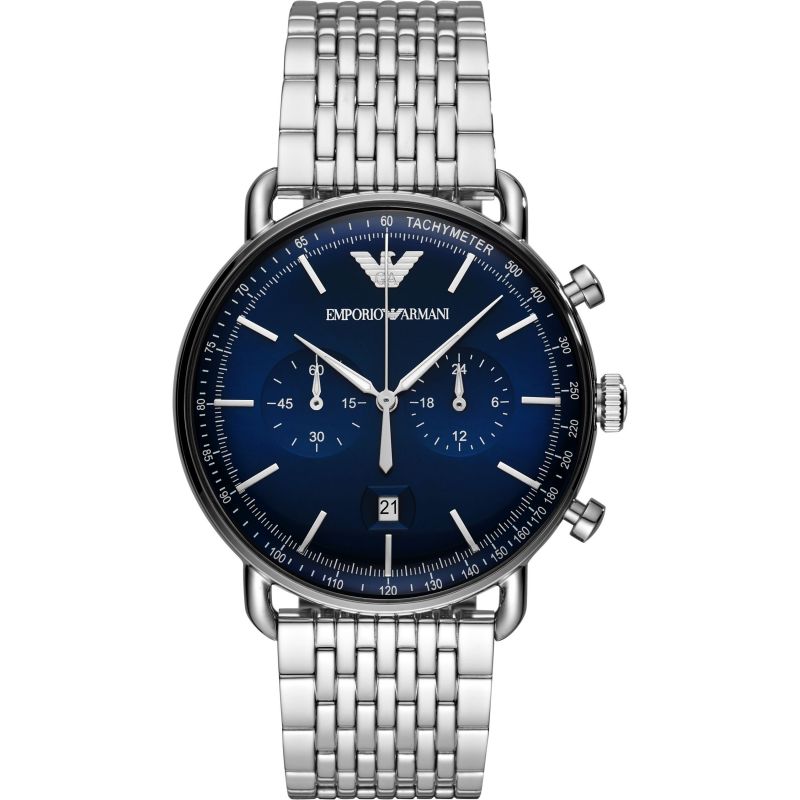 Emporio Armani Ar11238 Men S Aviator Chronograph Watch -korean beauty