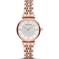Emporio Armani Ar11244 Ladies Rose Gold Glitz Watch -korean beauty