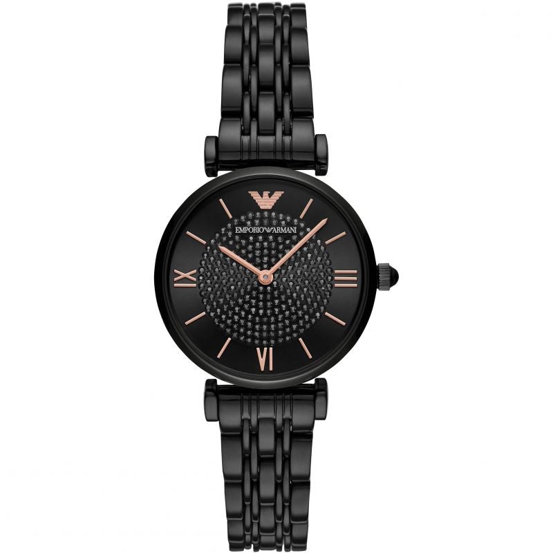 Emporio Armani Ar11245 Ladies Black Watch -korean beauty