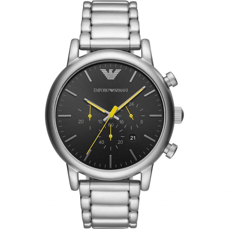 Emporio Armani Ar11324 Men S Luigi Chronograph Steel Watch -korean beauty