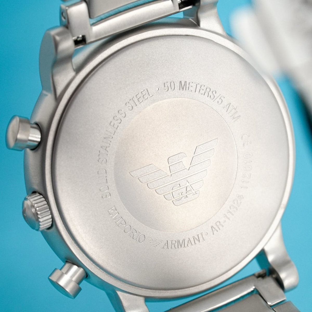 Emporio Armani Ar11324 Men S Luigi Chronograph Steel Watch -korean beauty