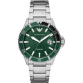 Emporio Armani Ar11338 Men S Diver Steel Watch -korean beauty