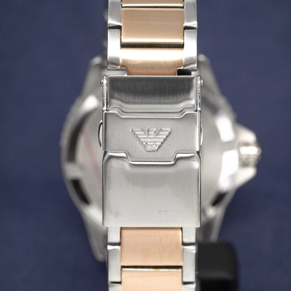Emporio Armani Ar11340 Men S Diver Two Tone Rose Gold Watch -korean beauty