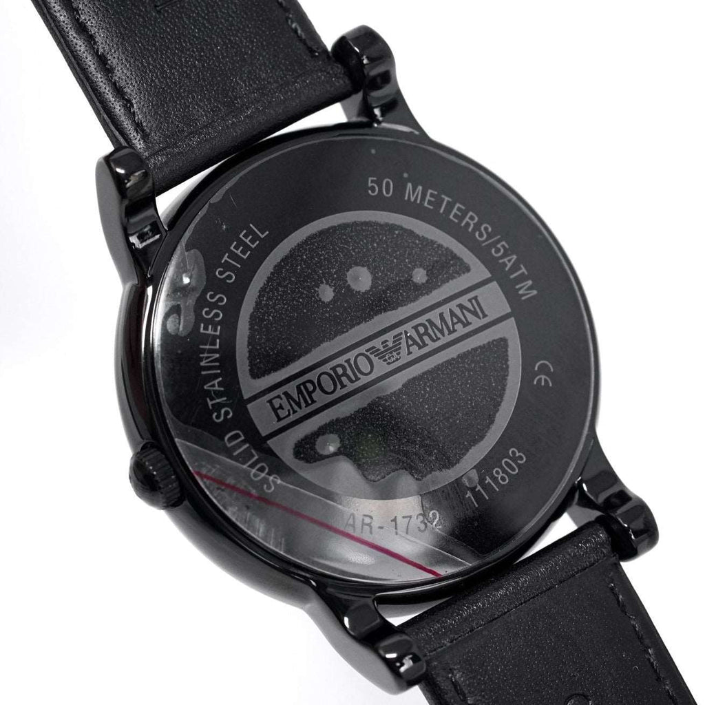 Emporio Armani Ar1732 Men S Classic Black Pvd Watch -korean beauty