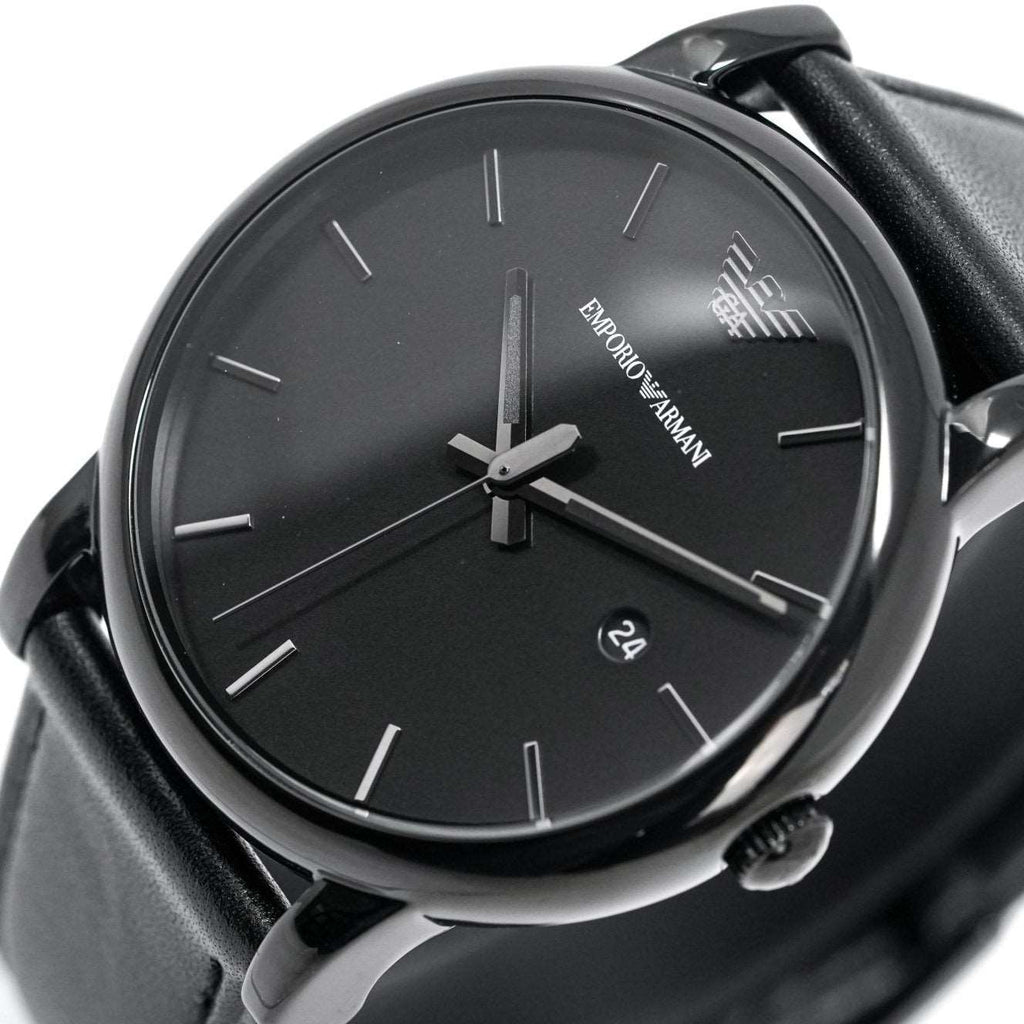 Emporio Armani Ar1732 Men S Classic Black Pvd Watch -korean beauty