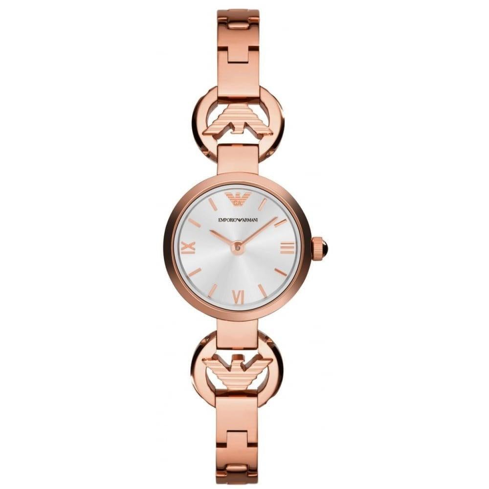 Emporio Armani Ar1776 Ladies Rose Gold Watch -korean beauty