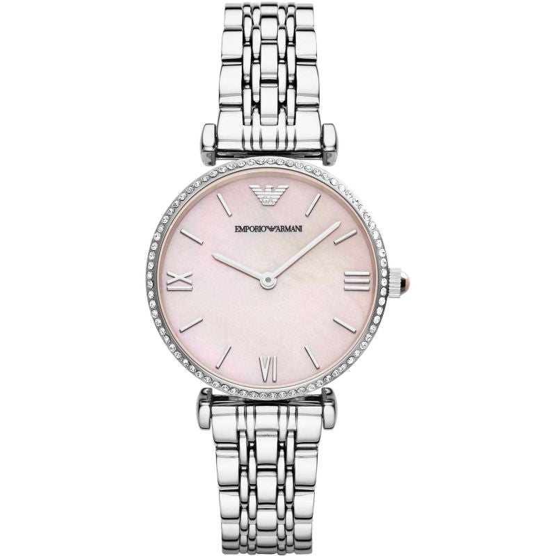 Emporio Armani Ar1779 Ladies Gianni T Bar Rose Gold Watch -korean beauty