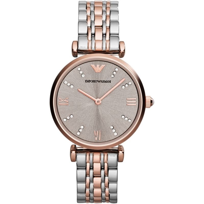 Emporio Armani Ar1840 Ladies Two Tone Watch -korean beauty