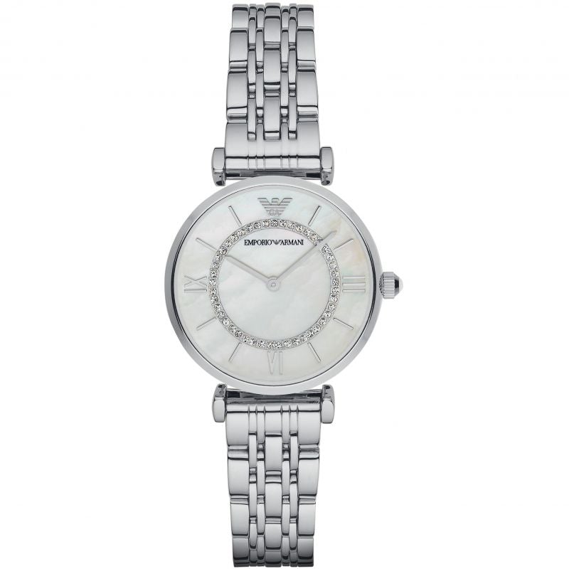 Emporio Armani Ar1908 Ladies Silver Watch -korean beauty