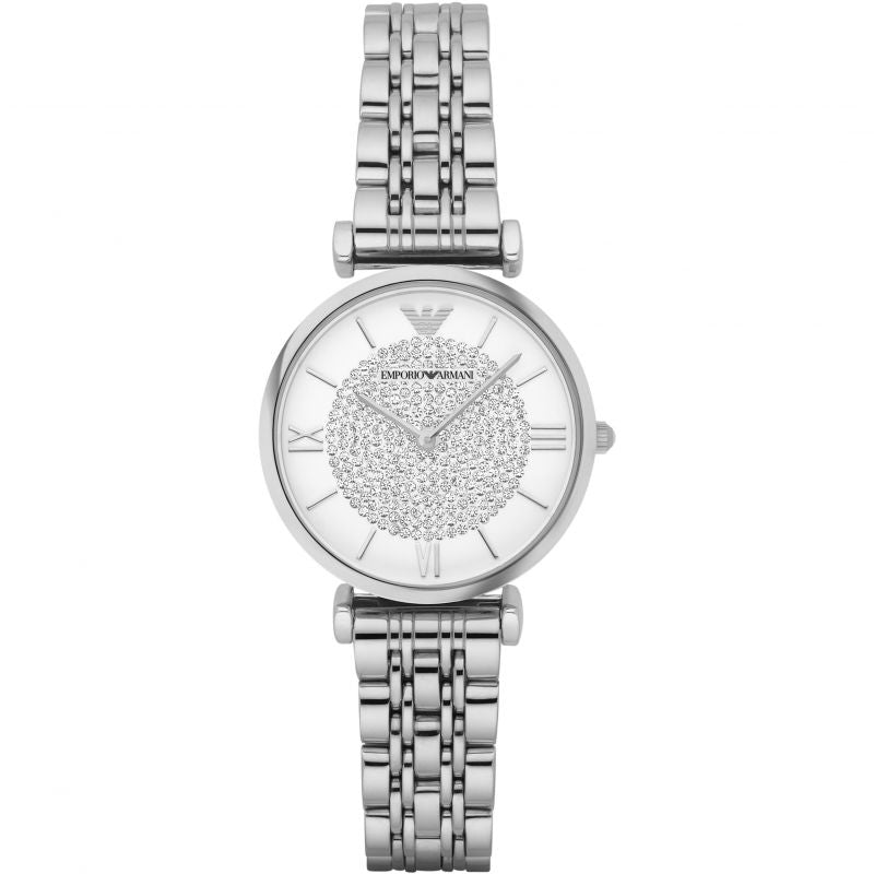 Emporio Armani Ar1925 Ladies Silver Watch -korean beauty