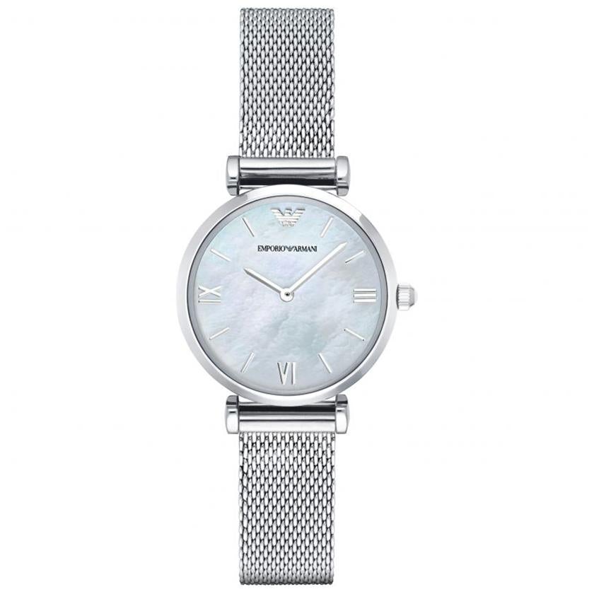 Emporio Armani Ar1955 Ladies Mother Of Pearl Watch -korean beauty