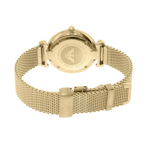 Emporio Armani Ar1957 Ladies Gold Slim Watch -korean beauty