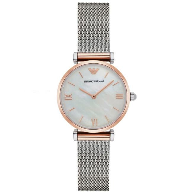 Emporio Armani Ar2067 Ladies Rose Gold Watch -korean beauty