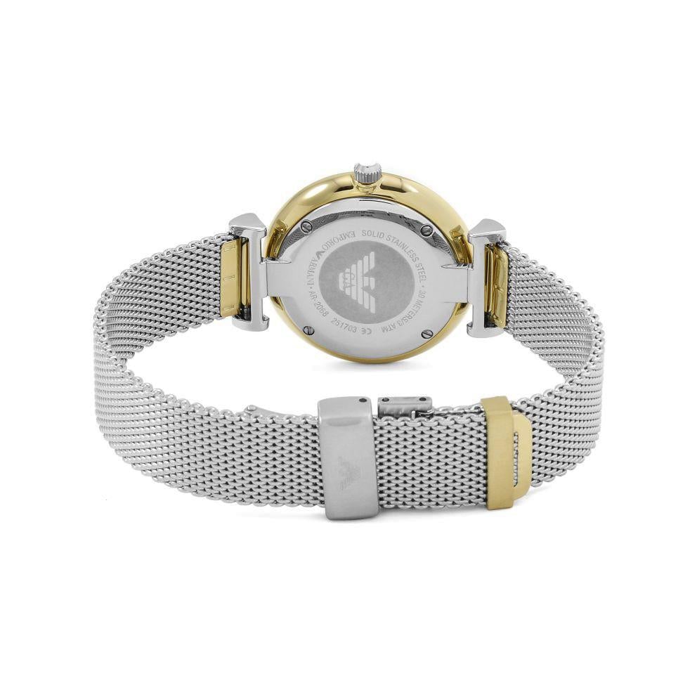 Emporio Armani Ar2068 Ladies Mother Of Pearl Watch -korean beauty