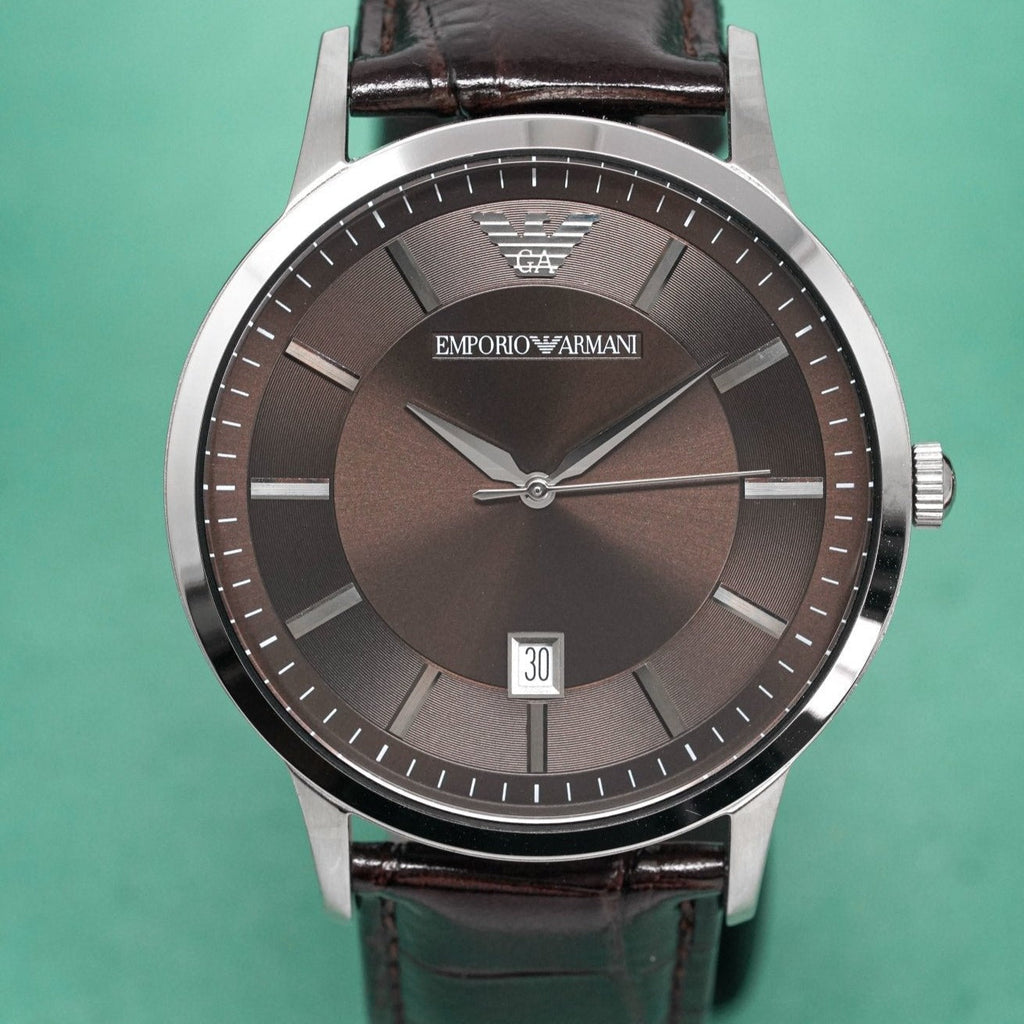 Emporio Armani Ar2413 Men S Renato Brown Watch -korean beauty