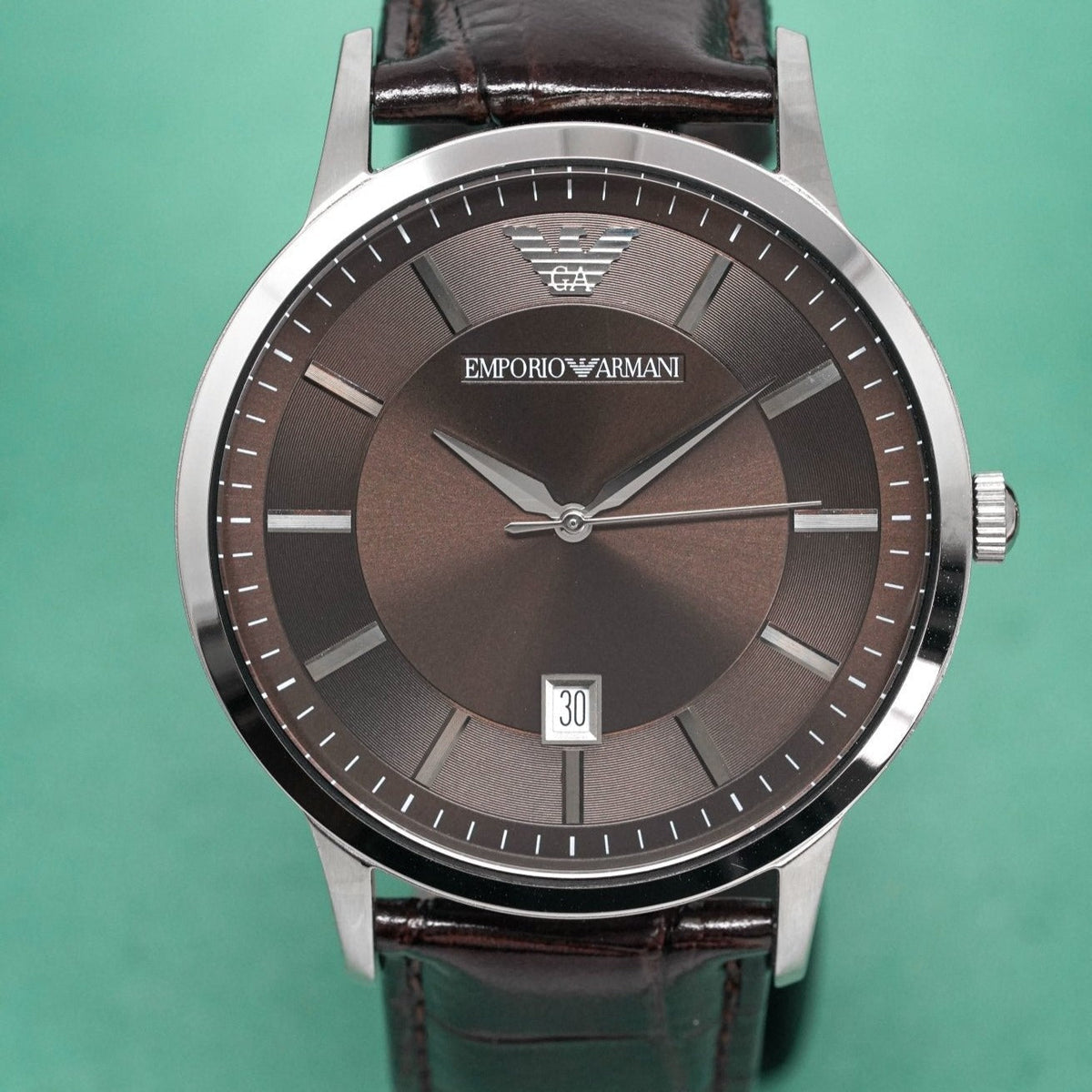 Emporio Armani Ar2413 Men S Renato Brown Watch -korean beauty