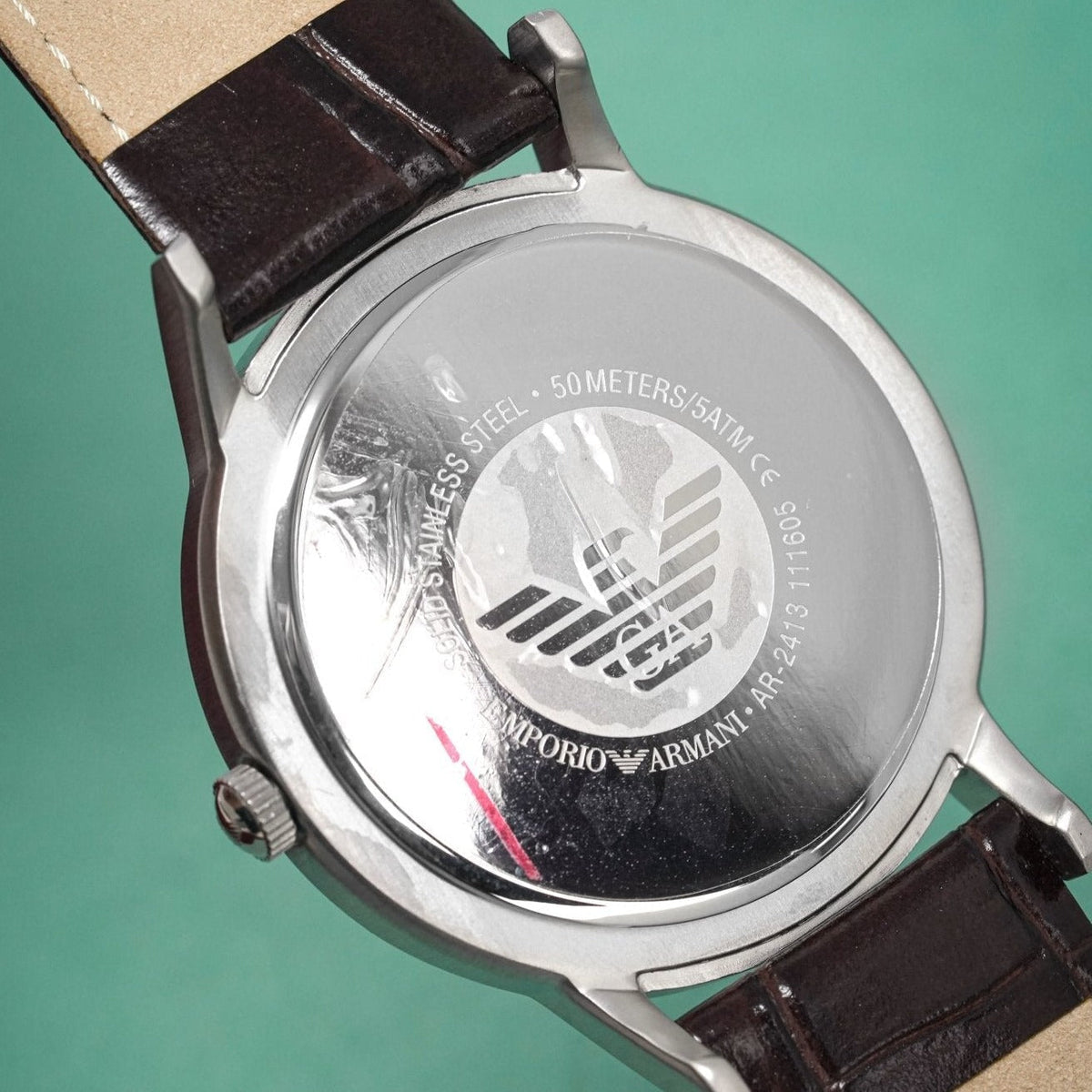 Emporio Armani Ar2413 Men S Renato Brown Watch -korean beauty