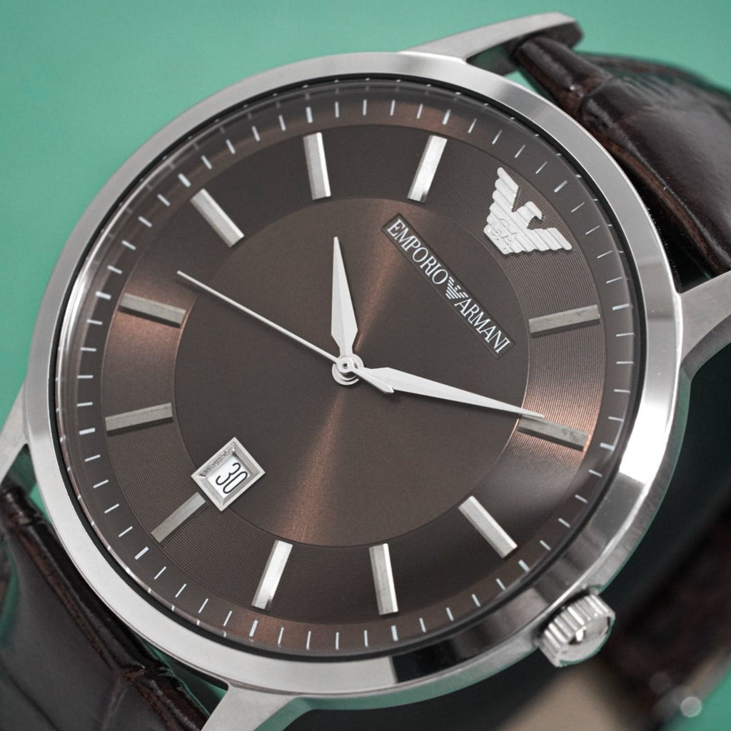 Emporio Armani Ar2413 Men S Renato Brown Watch -korean beauty