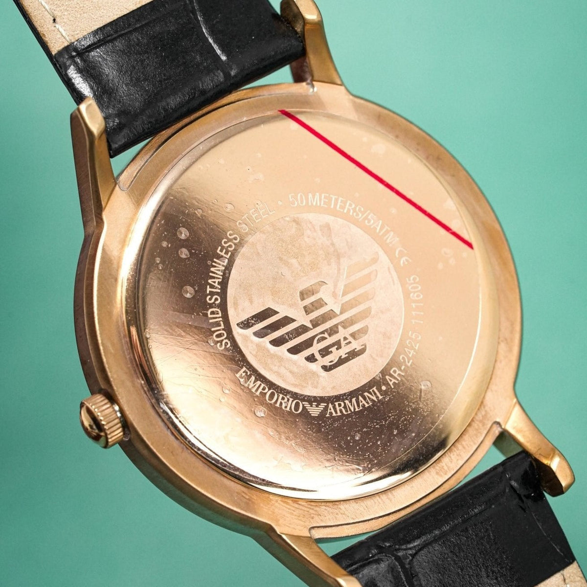Emporio Armani Ar2425 Men S Renato Rose Gold Pvd Watch -korean beauty