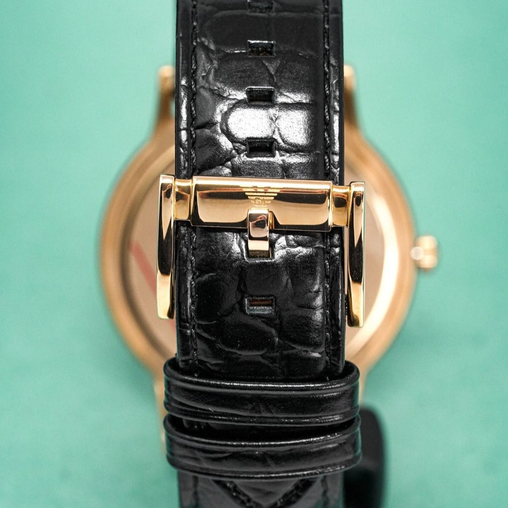 Emporio Armani Ar2425 Men S Renato Rose Gold Pvd Watch -korean beauty