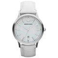 Emporio Armani Ar2465 Ladies Mother Of Pearl White Watch -korean beauty