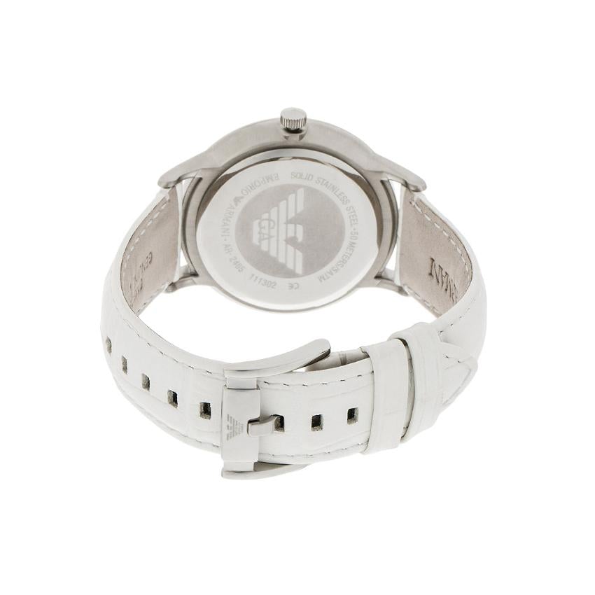 Emporio Armani Ar2465 Ladies Mother Of Pearl White Watch -korean beauty