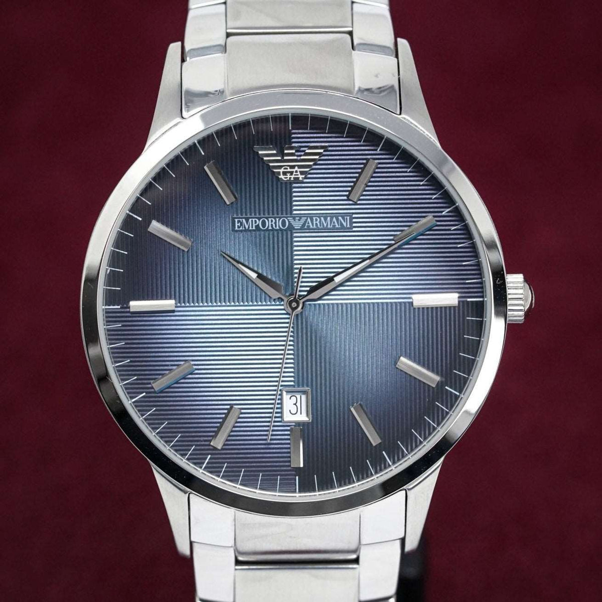 Emporio Armani Ar2472 Men S Renato Blue Watch -korean beauty