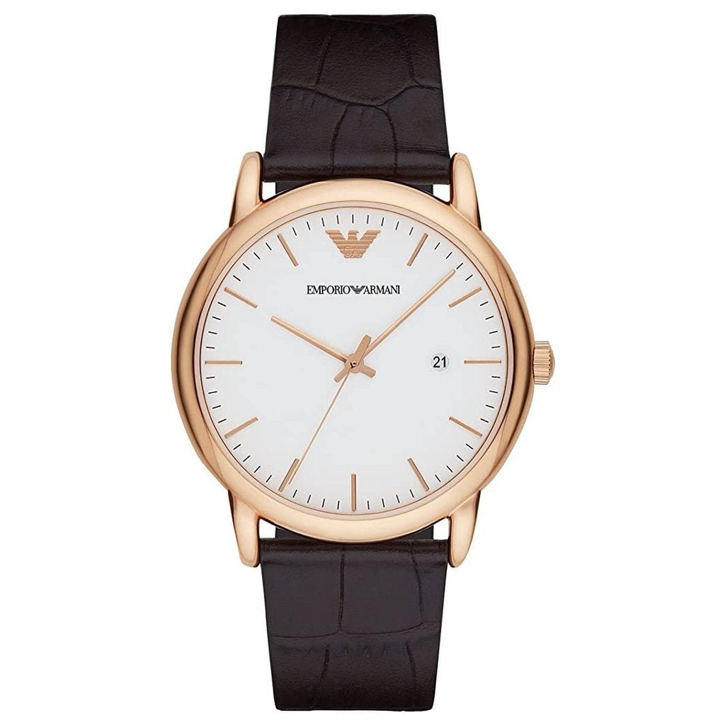 Emporio Armani Ar2502 Men S Luigi Brown Watch -korean beauty