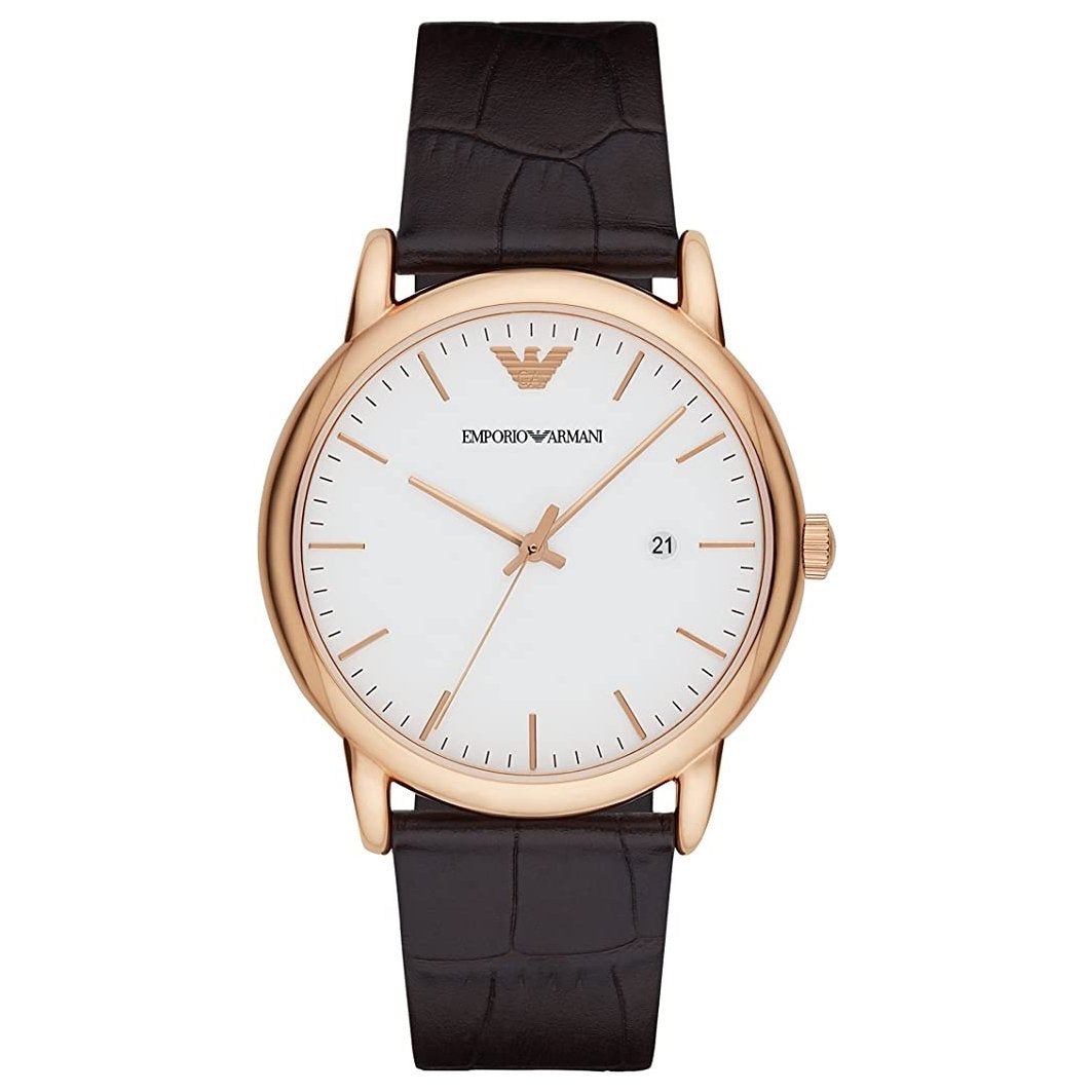 Emporio Armani Ar2502 Men S Luigi Brown Watch -korean beauty