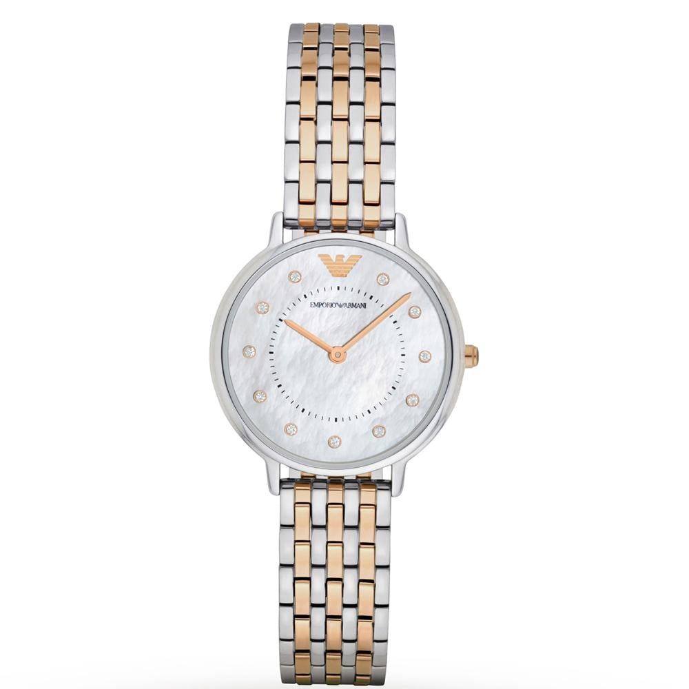 Emporio Armani Ar2508 Ladies Two Tone Watch -korean beauty