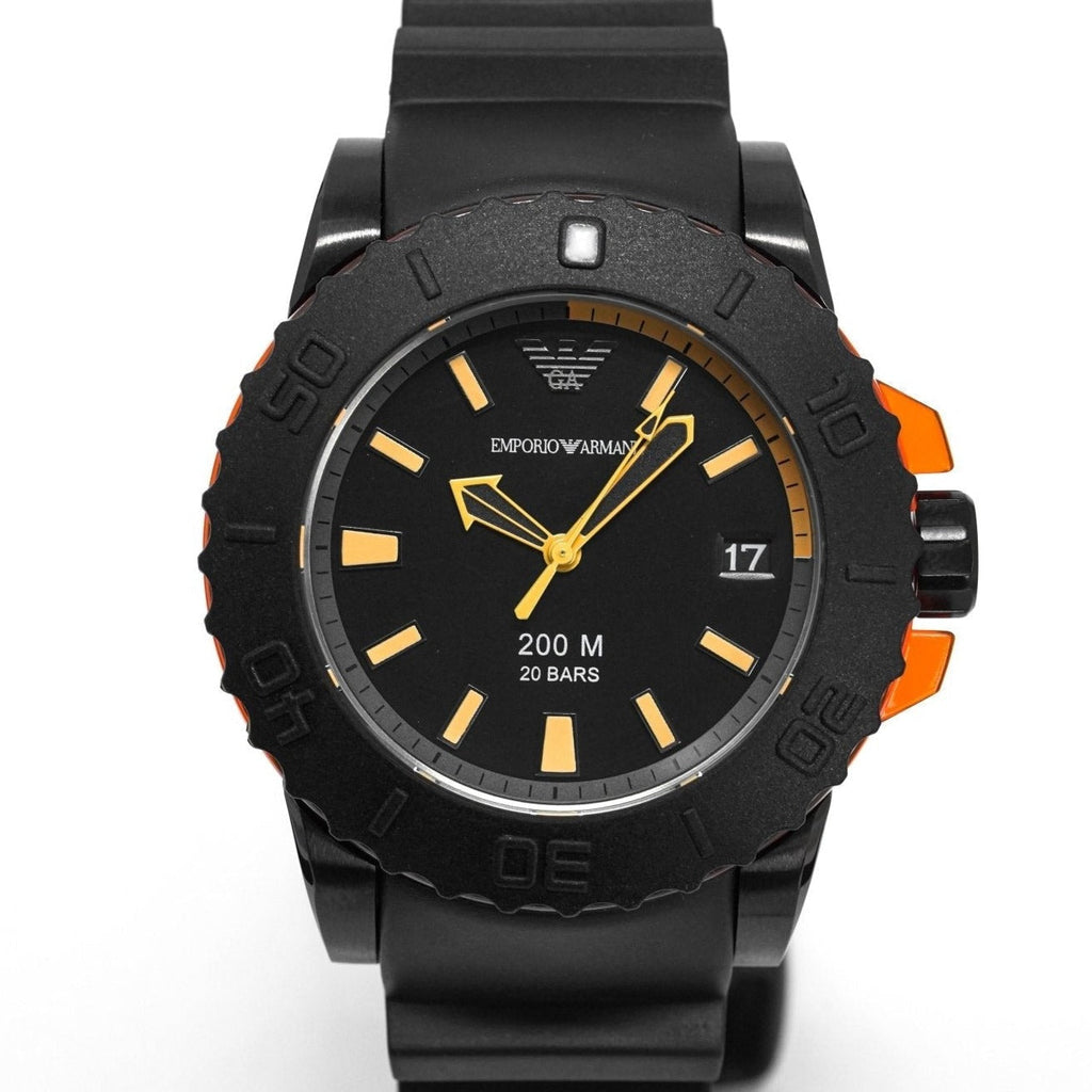 Emporio Armani Ar5969 Men S Sportivo Black Watch -korean beauty