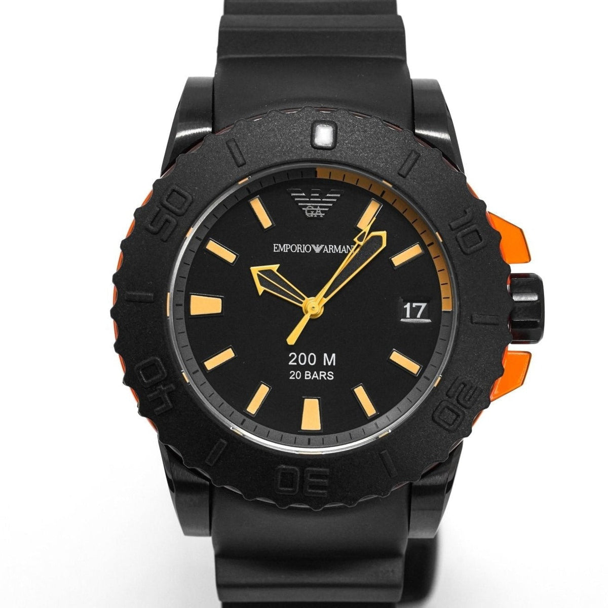 Emporio Armani Ar5969 Men S Sportivo Black Watch -korean beauty