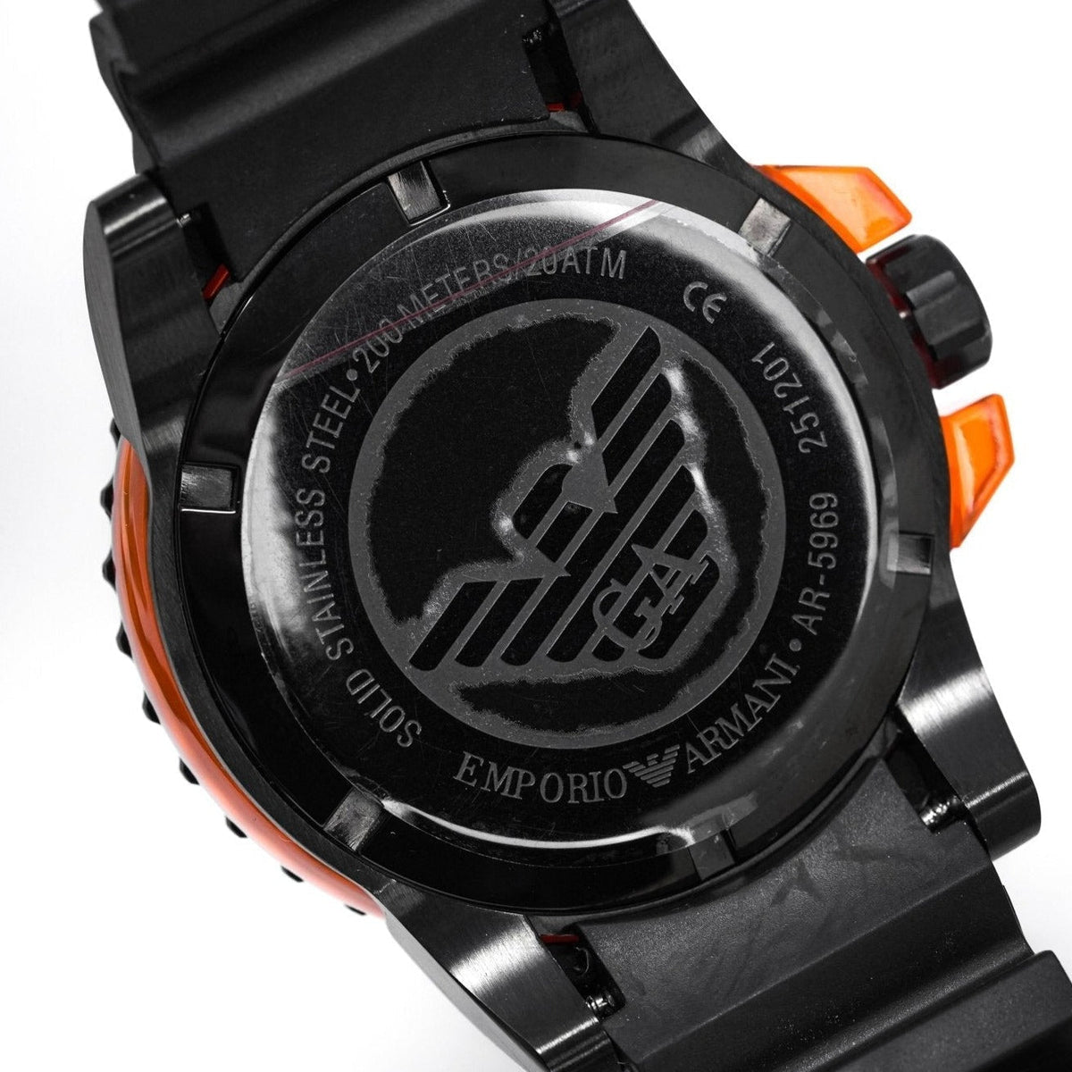 Emporio Armani Ar5969 Men S Sportivo Black Watch -korean beauty