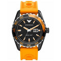 Emporio Armani Ar6046 Men S Sportivo Orange Watch -korean beauty