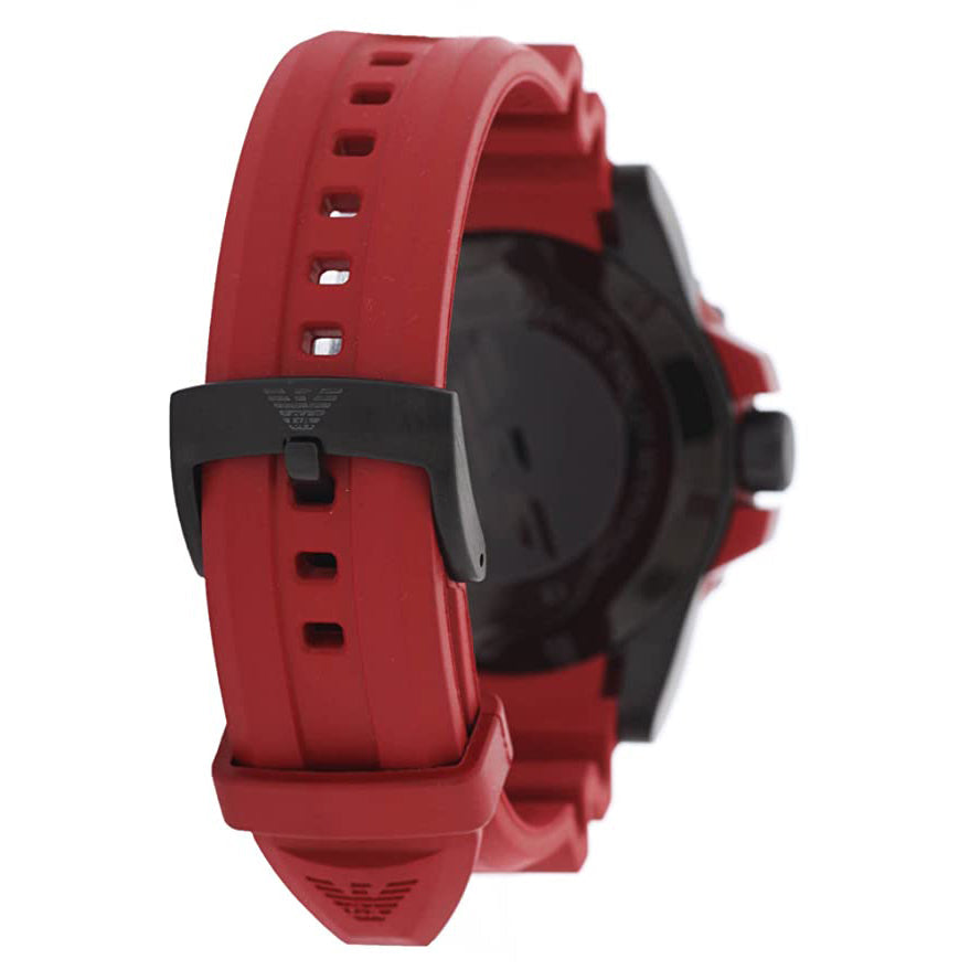 Emporio Armani Ar6101 Men S Sportivo Red Watch -korean beauty