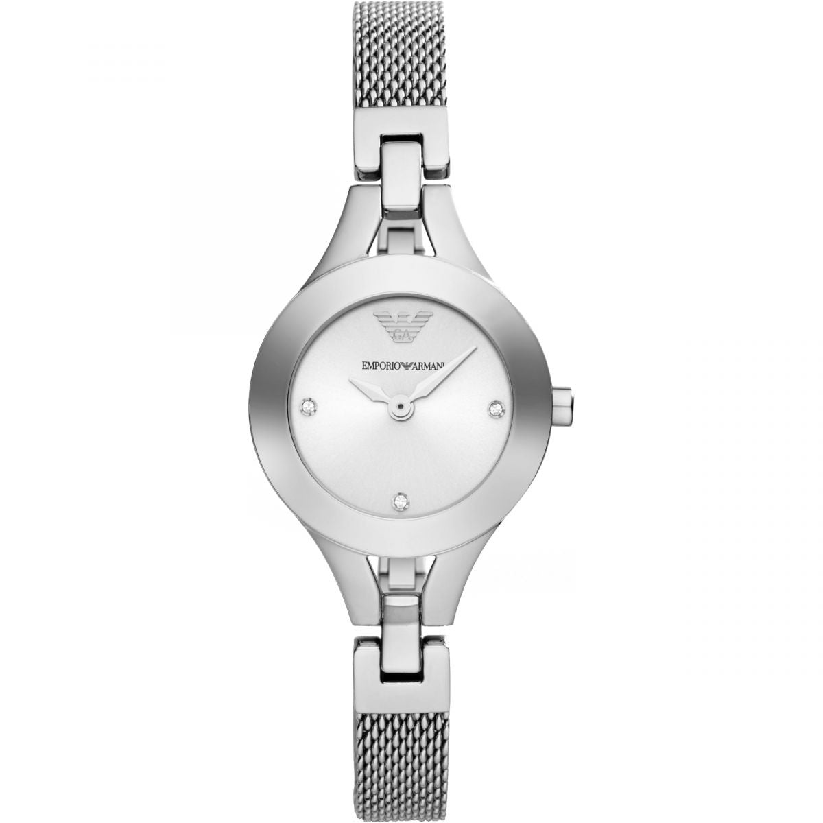 Emporio Armani Ar7361 Ladies Silver Watch -korean beauty