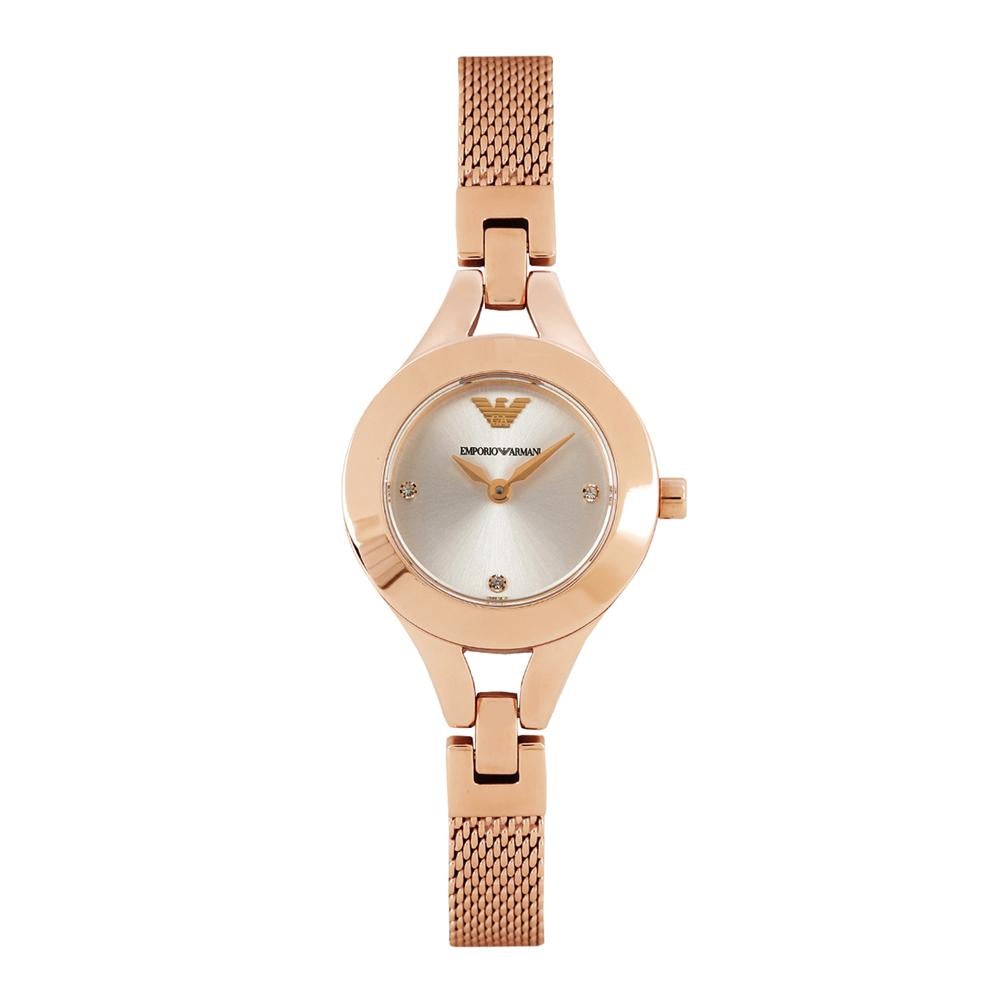 Emporio Armani Ar7362 Ladies Rose Gold Watch -korean beauty